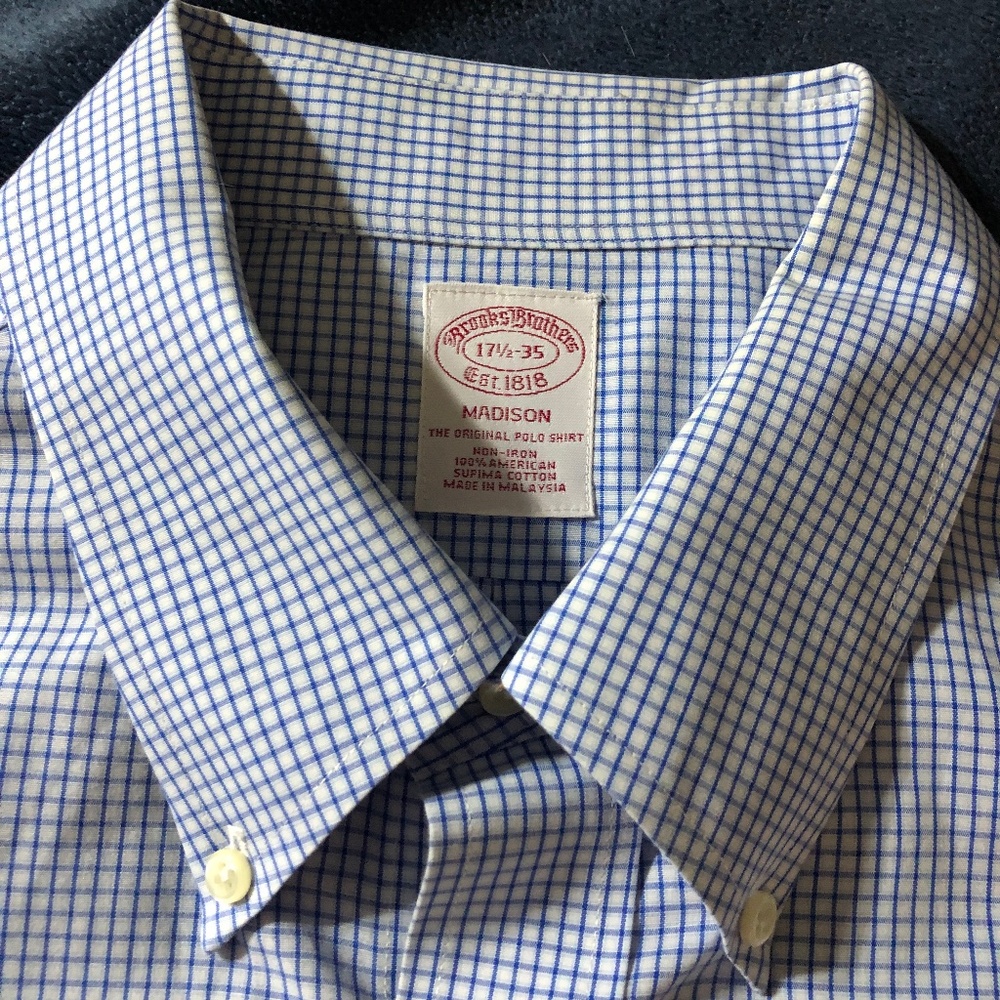 Brooks Brothers 17.5 35